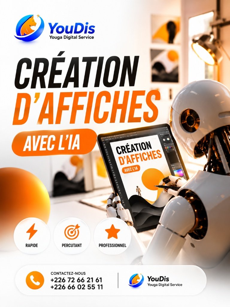 Création d'Affiches avec l'IA – YouDis