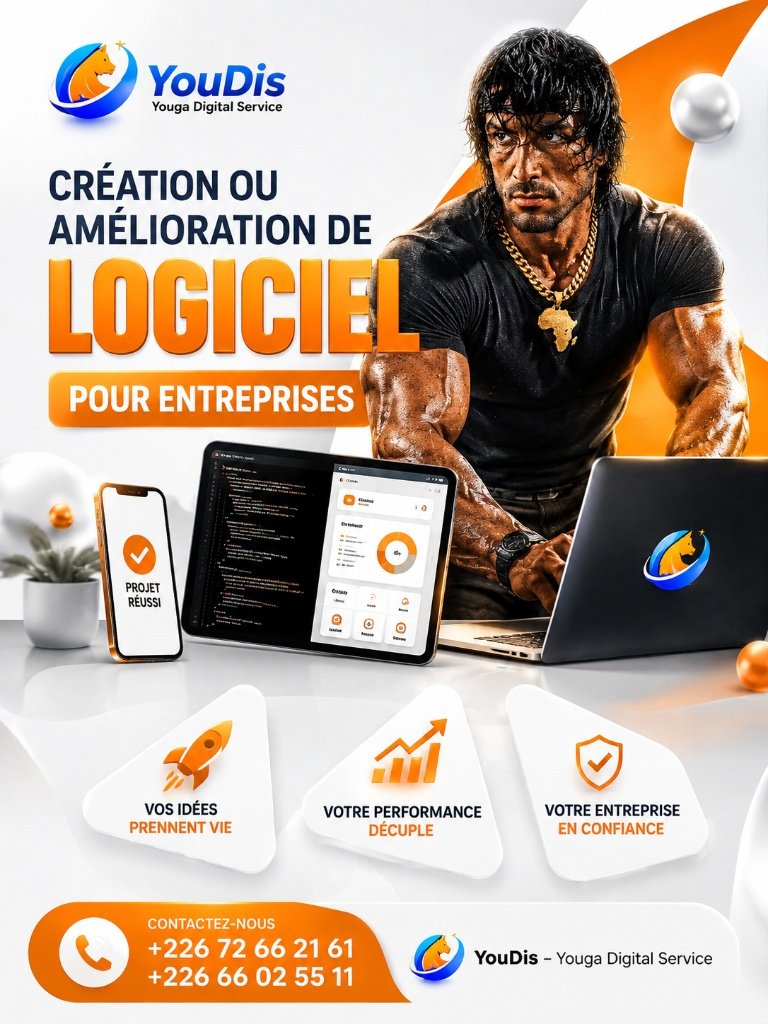 Création de Logiciel pour Entreprises – YouDis